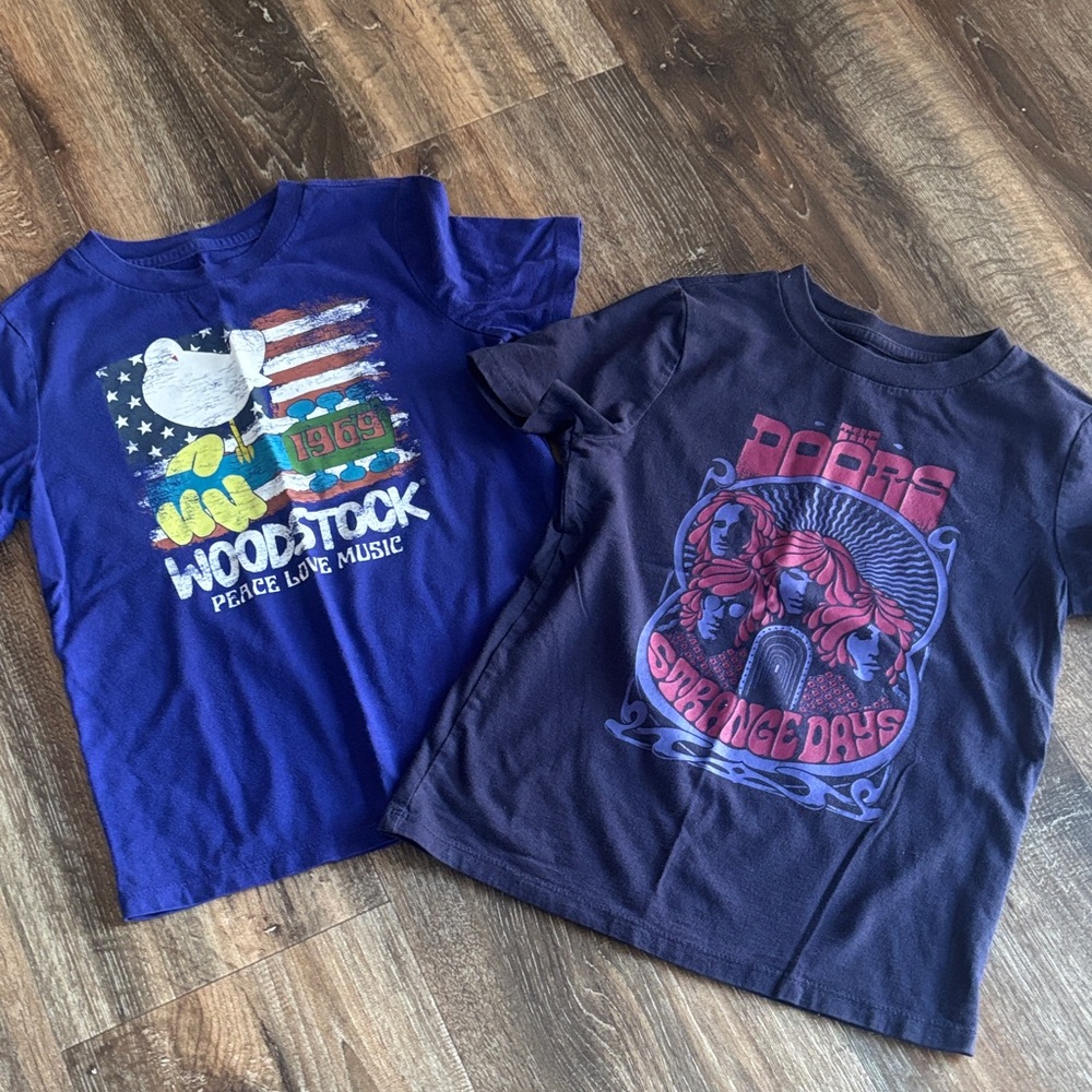 Gap Woodstock and The Doors Kids T-Shirt Set